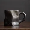 Tazze 290ml Forno Trasmutazione Tazza da caffè in ceramica Fatta a mano per la casa Ufficio Colazione Bicchiere Ceramica grezza Tazza d'acqua creativa