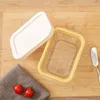 Förvaringsflaskor Ostbehållare Universal Anti-Leakage Butter Cutter Kylskåp Skär Köksverktyg