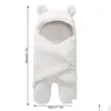 Couvertures Swaddling Baby P Slee Sac Wrap Cartoon Chaud Couverture douce Né Infant Dddle Pographie Prop Drop Livraison Enfants Maternité Nursery Otivg