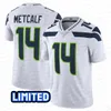 Jaxon Smith-Njigba DK Metcalf Camisa de futebol Devon Witherspoon Kenneth Walker Geno Smith Tariq Woolen Tyler Lockett Bobby Wagner Legacy Replica Jersey