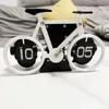 Wandklokken ABSF Europese fietsstijl Pagina draaiende klok Home Eenvoudige desktop slinger Mode-ornamenten Decoratief