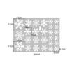 Christmas Decorations Reusable Static Electricity Snowflake Stickers Glass Window Kids Room Year
