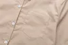 Japanische Schuluniform Mädchen und Junge Schule Tops Kurzarm Cott Shirt Frauen Männer Oversize XS-5XL Khaki Braun Arbeitsuniform 44Ss #