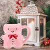 Muggar jul pepparkakor man cup keramik kaffe dekorativ mjölk mugg xmas fest favorit