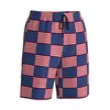 Men's Shorts American Flag Board Summer USA Narodowy Dzień Krajowy bieganie na plażę krótkie spodnie komfortowe moda plus size pływac
