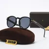 Round Tom Brand Ford Sun occhiali da sole da donna Designer Designer Designer maschi TF Brand UV Occhiali da sole