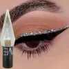 Błyszczący srebrny eyeliner cień do powiek Wodoodporny diament Rose Gold Kolor Glitter cekins