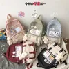 Zaino da donna Kawaii Zaino da scuola impermeabile per ragazza adolescente Studente Bookbag Zaino per laptop Zaino da viaggio femminile carino Mochila W24b #