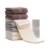 Towel T162A 2024 High Quality Thick Solid Color Grey Brown Ivory Water Absorption El Cotton Bath Face