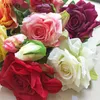 LKY FR Свадебный букет розы искусственные фрс Diy Bride Bride Accory Accories Silk Real Touch Roses Table Decorati 73HB#