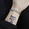 Länk armband hiphop kärlek hjärta form magnet par pulsera romantisk utsökta charmiga silverfärgarmband alla hjärtans dag gåva för