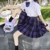Scala da ragazza della scuola femminile jk uniforme corea giapponese jk plaid gonna set vestiti anime uniformi sexy per la gonna scolastica scolastica