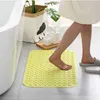 Bath Mats 7 Colors 4 Sizes PVC Large Toilet Bathroom Bathtub Safety Shower Non-slip Rug With Suction Cups Floor Mat Massage Cushion