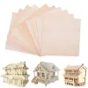 5/10pcs Balsa Wood Sheets Ply 100/200/300 mm długość o szerokości 100 mm o grubości 1-8 mm dla rzemieślniczego projektu DIY DIY Craft Akcesoria