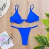 Women's Swimwear Sexy Push Up Bikini Swimsuit Women Trend Y2K Beach Suit Two Piece Brazil Bathing Swimming Wear Micro Bikinis Sets Mujer