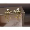 Dangle Lustre Mode Brillant Microincrusté Zircon Étoiles Lune Gland Boucles D'oreilles Pour Les Femmes Design Bijoux De Luxe De Haute Qualité We4481441 Dh0Zw