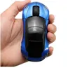 Ratos sem fio carro com luz acessórios de computador 2.4ghz 3d mouse óptico esportes forma receptor usb para computador portátil entrega gota comput otjy8