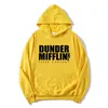 Sweats à capuche pour hommes Sweatshirts 2021 Sweat-shirt de bureau / Woemn Fleece Dunder Mifflin Paper Inc Sweat à capuche Uni Crewneck Femme Drop Deliver Dhp5Z