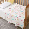 Blankets Swaddling Ddling Baby Blanket Born Gauze Soft Solid Bedding Set Cotton Quilt 6 Layer 110X110Cm Towelblankets Drop Delivery Ki Dhos0