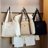 Femmes Toile Sacs à bandoulière College Girl Livres Sac à main Cott Tissu Tissu Commuting Zipper Purse Big Tote Ladies Shop Sac c6Bi #