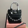 Projektantka torba z wodą łańcucha torba TOTE TOTE Portable na ramię Crossbody Bag inspirowane kryształowym modnym luksusowym i wysokiej jakości 2024 Summer New Fold 10A