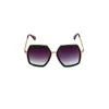 Diseñador Luxury Womans G Gafas de sol de lujo Gafas solares UV Protección UV Men Eyeglass Gradiente Bisagra de metal Mujeres Espectáculo