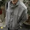 Jaquetas masculinas americanas retro camurça gola jaqueta 2024 primavera coreana workwear moda tendência solta nicho top fresco