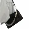 Frauen Tasche 2023 Frühjahr Neue Koreanische Süße Perle Ketten Solide Zipper WEICHE Schulter Taschen Handtaschen Ladylike Mädchen Tasche Hohe Qualität s707 #