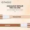 O.TWO.O CONTOLH Stick Double Heads Contour Concedimento à prova d'água HighLighters Clavicle Shadow Pen Face 3D Destaque