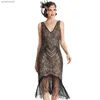 Urban Sexy Dresses Womens 1920s Flapper Dress Vintage Swing fransed Gatsby Roaring 20s Ladies YQ240330