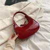 Sac à bandoulière en cuir pour femmes, fourre-tout Vintage décontracté, sac à croissant à fermeture éclair, sac à aisselles en Pu demi-lune, sac à main de voyage et de rencontres