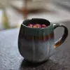 Tassen kreativer Kiln Change Becher Frühstück Tasse Retro Kaffeetassen Milch Keramik großer Kapazität Handwärmer-Getränkeware