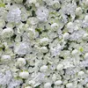 Dekorativa blommor Party Decoration White 5D Tyg Bottom Artificial Flower Wall Bakgrund Bröllopsbakgrund