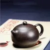 Yixing bule de chá boutique argila roxa xishi bule minério beleza chaleira mestre artesanal teaware cerimônia chá bola buraco filtro 240315