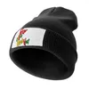 Basker rädsla för en svart hatt stickad Cap Wild Ball Sports Caps strandutflykt för kvinnor 2024 män