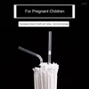 İçme Pipetleri 100/500 PCS Mutfak Belgesi Bar Partisi İçecek Kokteyl İçecek Esnek Tek Kullanımlık İçin Şeffaf Plastik