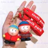 Llaveros Cordones Creativo Muñeca de dibujos animados South Park Kyle Broflovski Llavero Colgante Kenny Bolsa Llavero de coche Eric.cartman Accesorios Regalo al por mayor T240330