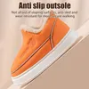 Slippers Women Warm Cotton Winter Men Indoor Home Shoes For Non-Slip Flats Plush Male Soft Ankle Boots Mujer