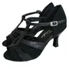 Dance Shoes Women's Black Latin Shoe Adult Lady Customized Open Toe Girl Ballroom Salsa Socials Party Dancing Sandals