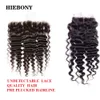 SKINLIKE Deep Wave 13x6 HD Lace Frontal Only 5x5 6x6 Verschluss Unsichtbarer 13x4 Full für Frauen Vorgezupft 240327