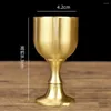 Mugs 15/30ml Vintage Brass Wine Glass Drinking Liquor Tumbler Cup Mug For Party Bar Beer Juice Goblet Beverage Drinkware