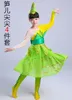 Китайский костюм для танца ветра Little Tree Dance Dr Performance Костюм Детский костюм с листьями Коллективная сценическая одежда c5NN #