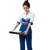 Style professionnel Uniforme Femme Esthétique Beauté Sal Spa Hôtel Serveur Esthétique Bureau Massage Ongles Esthéticienne Café Vêtements de Travail I2jg #