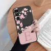 Cell Phone Cases Letter Flower Case For Samsung Galaxy S23 S 23 Plus Shockproof TPU Bumper Soft Silicone Cover Ultra Fundas yq240330