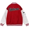 Vestes pour hommes Cca Da College Con Ricamo A Cuore Rotto Cappotto Uomo Donna Patchwork Hip Hop Streetwear Harajuku Bomber Baseball Drop de Dhpkw