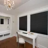 Fenêtre adhésive Shades Tissu non tissé Fabillage plissé Zebra Rouleau Roller Blackout Curtain pour le salon de la chambre Balcon