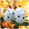 Porte-clés Longes Kaii Bubble Tea Porte-clés Soft P Toy Peluche Boba Doll Mignon Sac à dos Décoration Meilleurs cadeaux d'anniversaire pour Drop Deli Dhwmr