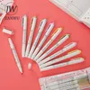 JIANWU 5PCSSet Mildliner Doubleended Markeerstiften Leuke Zachte Schuine Kop Student Schrijven Markeerstift Kawaii Briefpapier Leveringen 240319