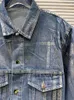 Tweedelige damesbroeken, los gecoat, bedrukt, denim jacks, gradiëntblauw, zilver, recht vergulde jeans, 2024 zomermode 11XX8937