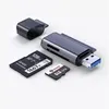 Nowy czytnik karty typu C typu-C trzy w jednym czytniku karty USB3.0 OTG Telefon komórkowy komputer Smart TF/SD Micro USB Reader Card